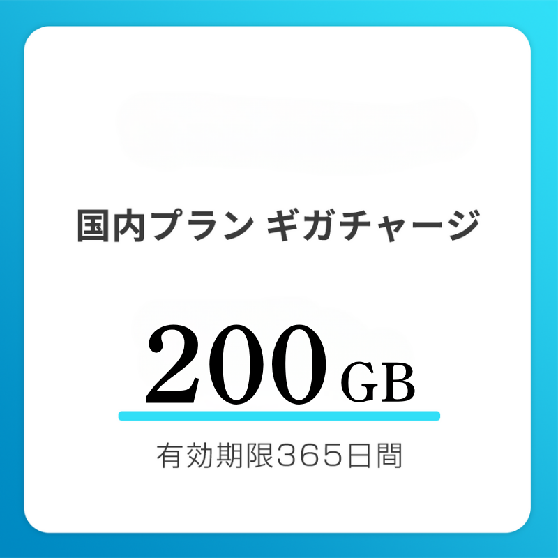 【法人用】国内おかわりギガ　有効期限365日間