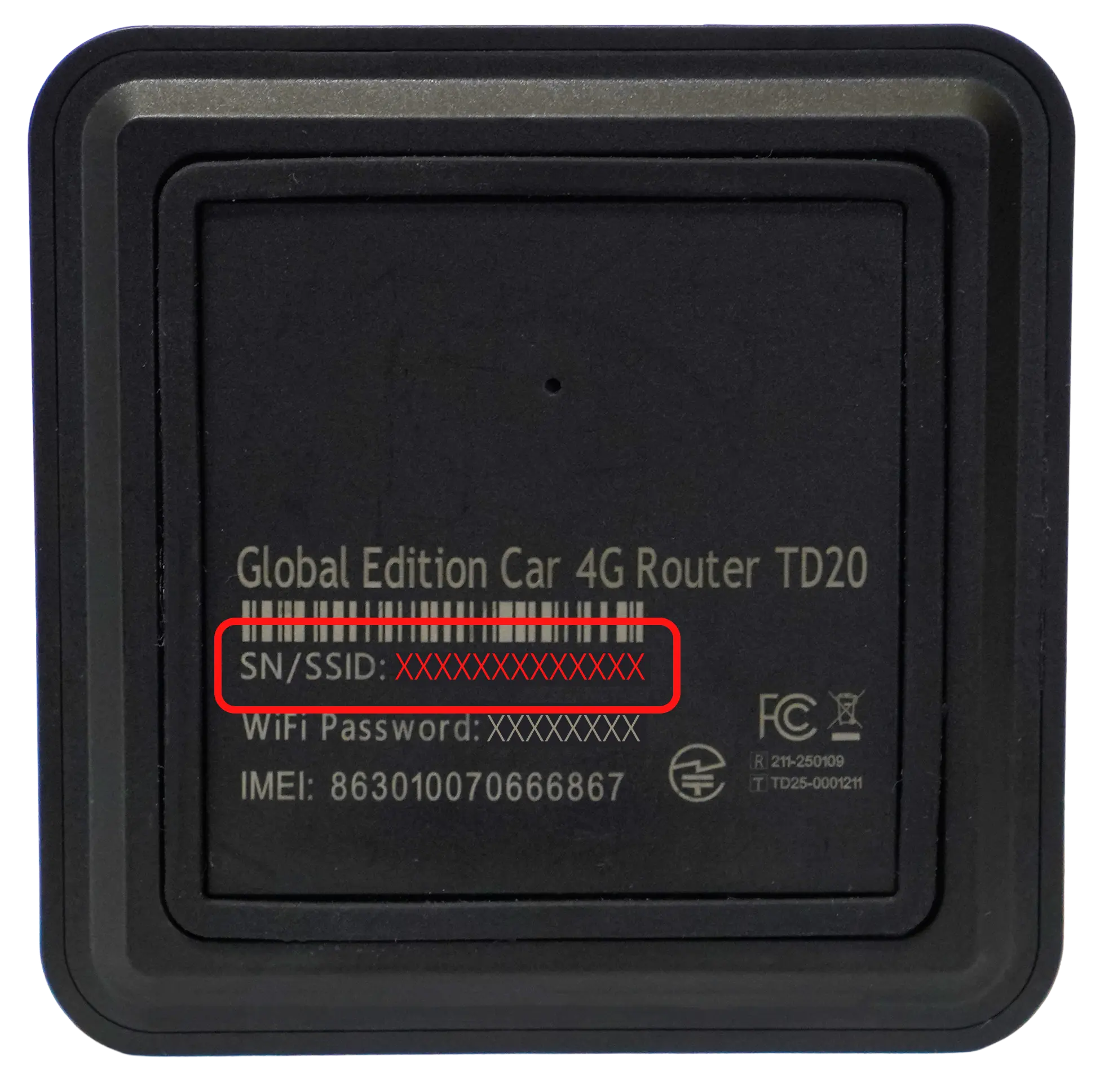 T20 SSID(シリアルナンバー)の確認方法2