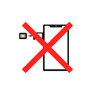 SIMカードの交換が不要