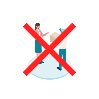 事前の受取や返却が不要